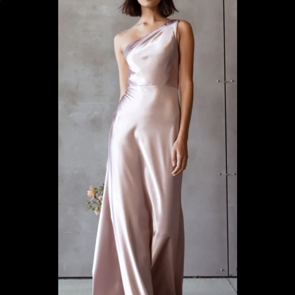 Jenny yoo Lena dress in quartz